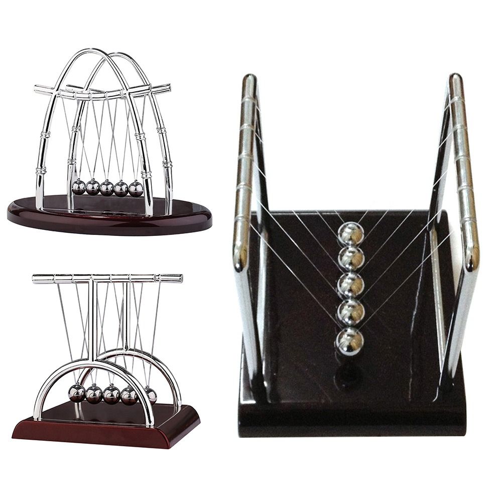 Newton Cradle Large - 홈 데코 조기 교육 도구, 물리