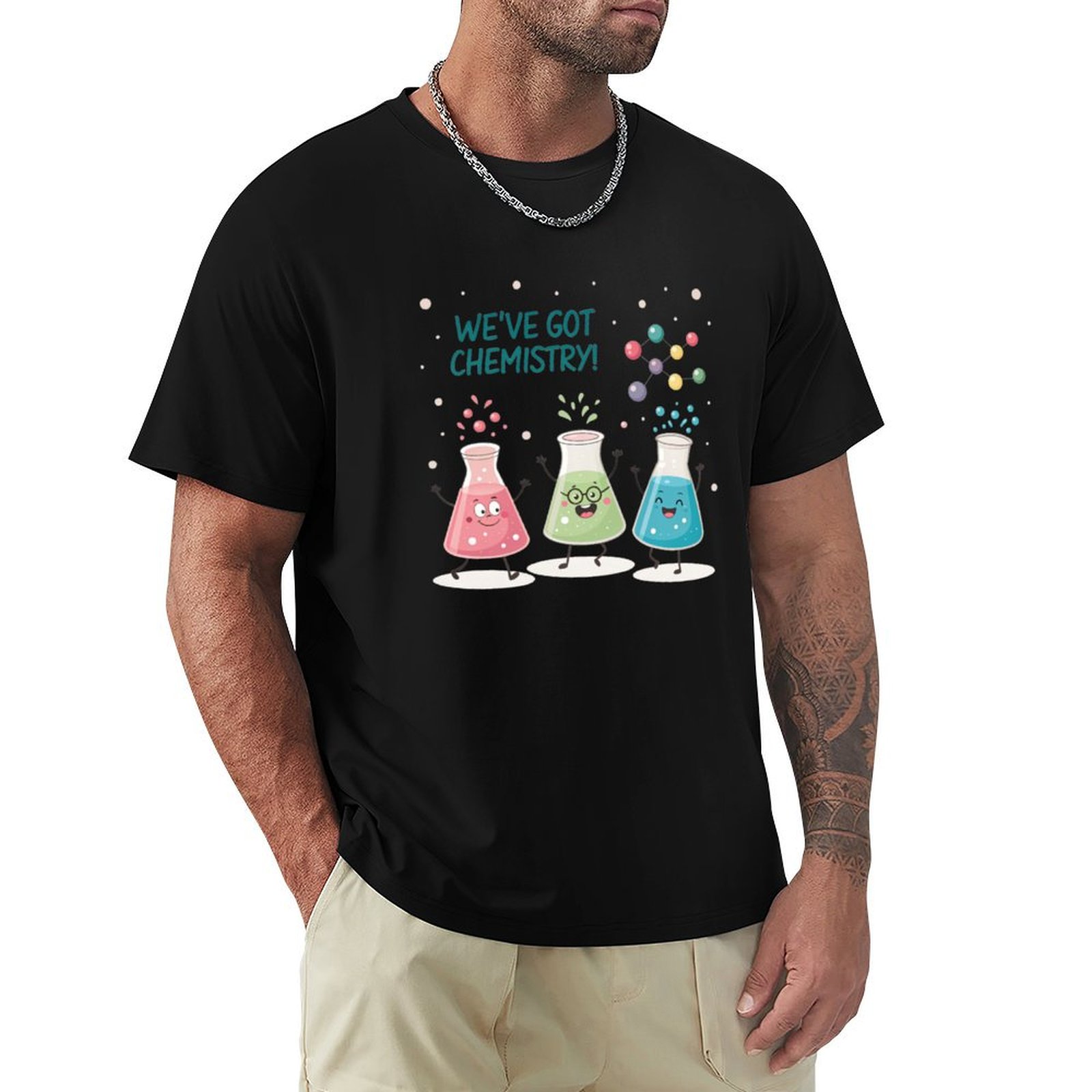 Science Beaker Buddies 티셔츠 대형  - Science Buddy 리뷰 및 가격