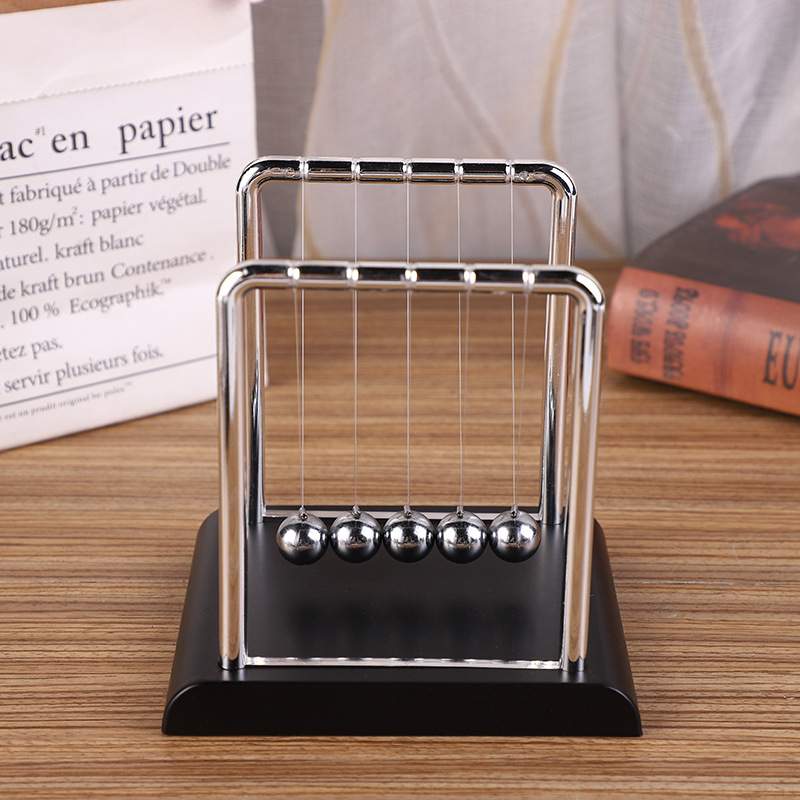 뉴턴의 요람 균형 강철 공 교육 용품 물리학 과학 진자 - Newton Cradle Large 리뷰 및 가격