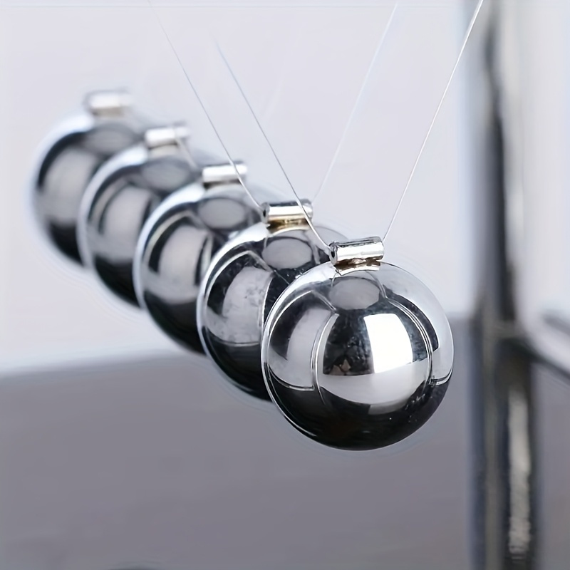 클래식 뉴턴 크래들 금속 데스크탑 장식 블랙 화이트 구 - Newton Cradle Large 리뷰 및 가격