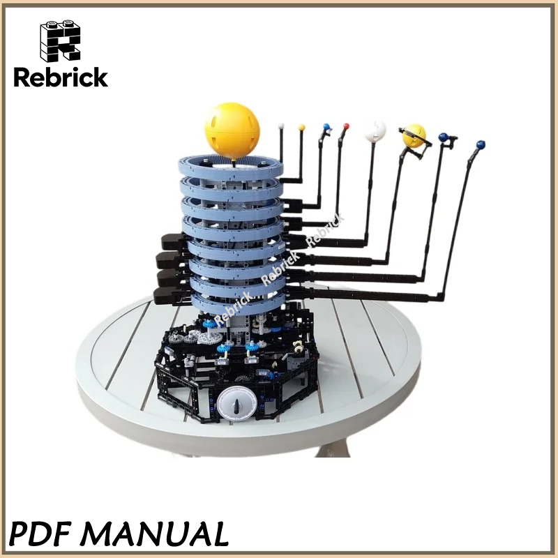 정교한 MOC 조립 브릭 세트, 과학 팬들을 위한 회전 - Solar System Orrery 리뷰 및 가격