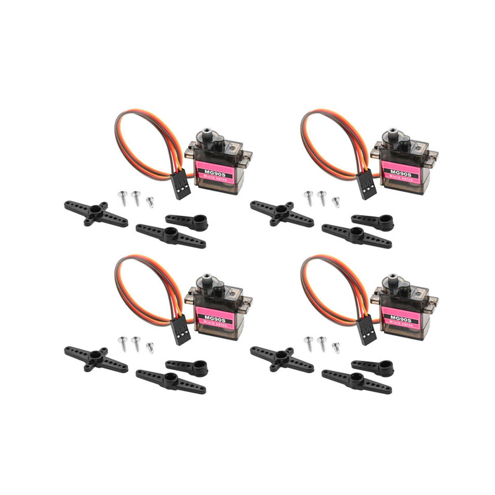 4개 마이크로 서보 메탈 기어 90 9G RC 모터 스 - Robot Arm Motor 리뷰 및 가격
