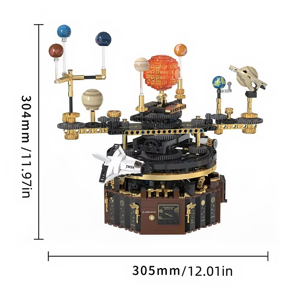 STEM 전기 회전 우주 전기 태양계 빛 MOC 빌딩  - Solar System Orrery 리뷰 및 가격