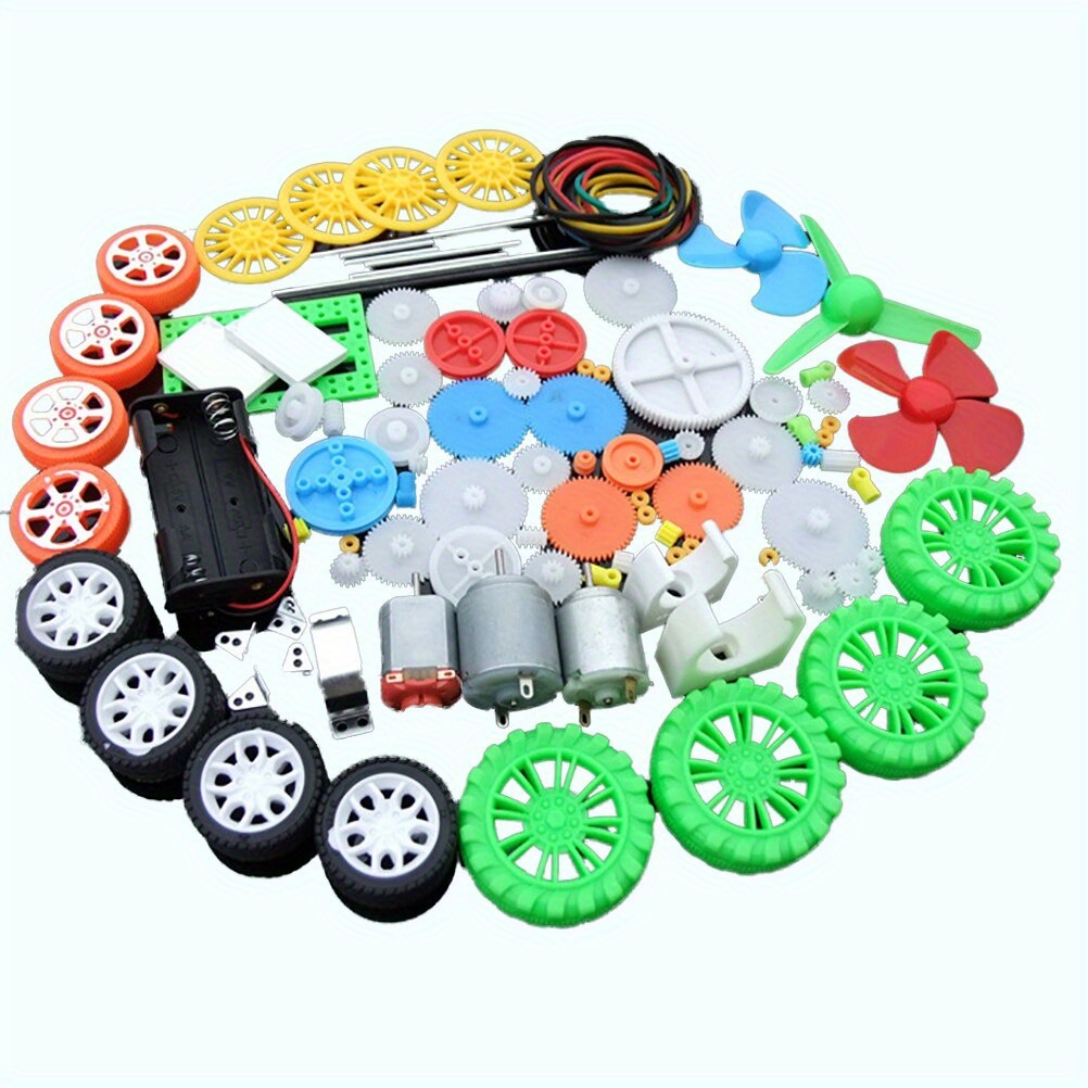 112pcs DC 모터 키트 전기 미니 모터 플라스틱  - Science Project Diy 리뷰 및 가격