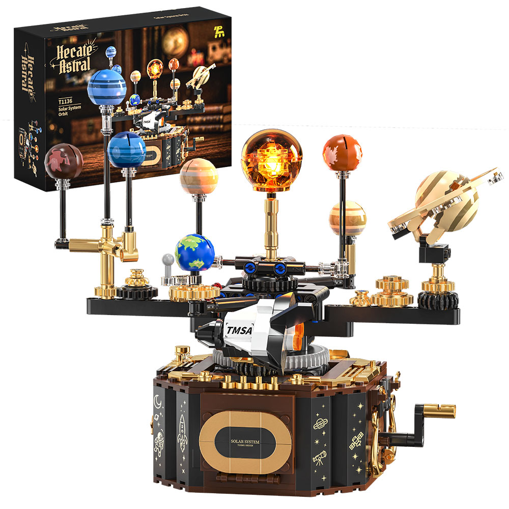 기계식 태양계 오레리 빌딩 블록 행성 지구 모형 브릭  - Solar System Orrery 리뷰 및 가격
