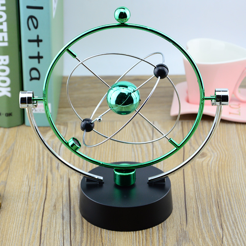 갤럭시 우주 천체 스윙 자석 회전 지구 영구 운동 장치 - Newton Cradle Large 리뷰 및 가격