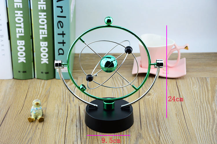 갤럭시 우주 천체 스윙 자석 회전 지구 영구 운동 장치 - Newton Cradle Large 리뷰 및 가격
