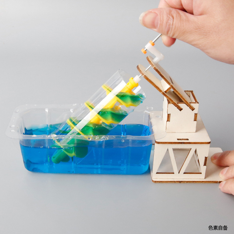과학 실험 아르키메데스 물레방아 어린이 과학 기술 소형 - Science Project Diy 리뷰 및 가격